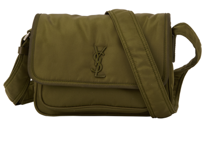 Small Niki Messenger, &pound;595, Handbags, Khaki, Nylon, Front view